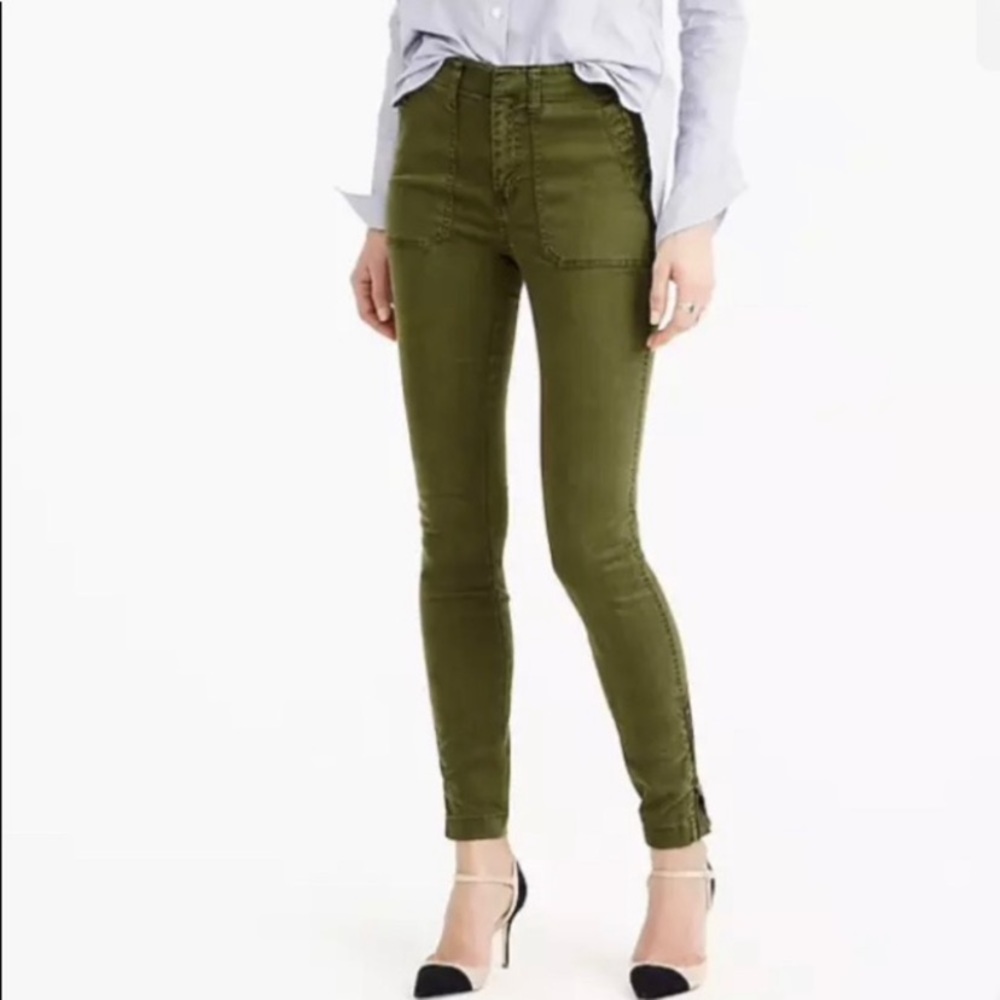 J. Crew green trousers